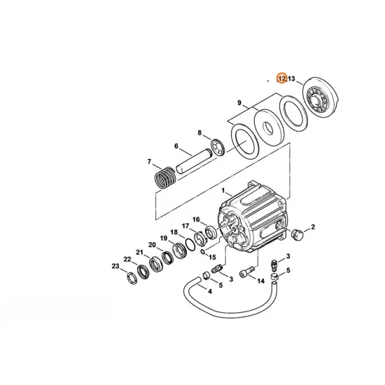 Stihl  Tarcza zataczająca 13° 4753 701 3000